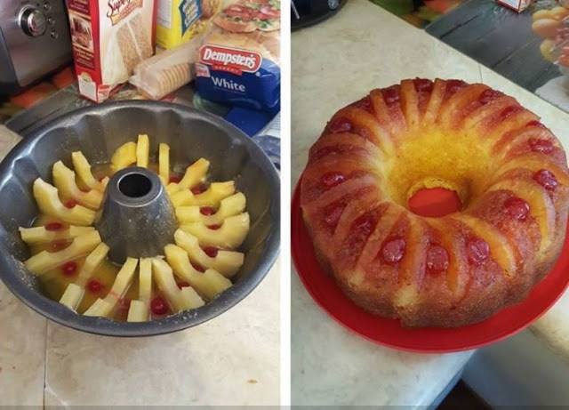 pineapple upside-down bundt cake