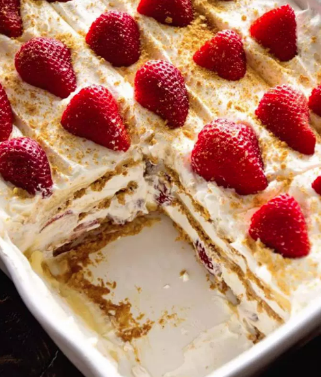 No Bake Graham Cracker Chesecake Only 3 Sp 