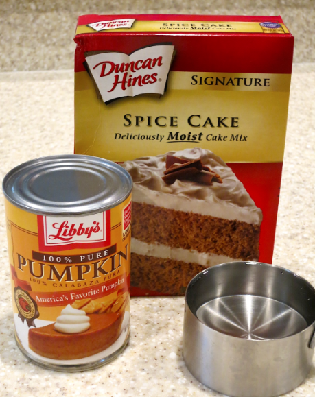2 INGREDIENT CAKE-SPICE CAKE MIX AND PUMPKIN PUREE | RecipesYummi