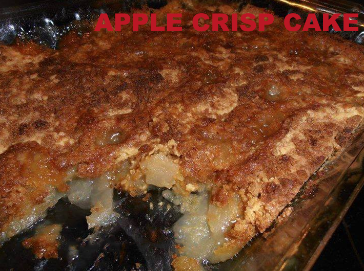 apple crisp cake
