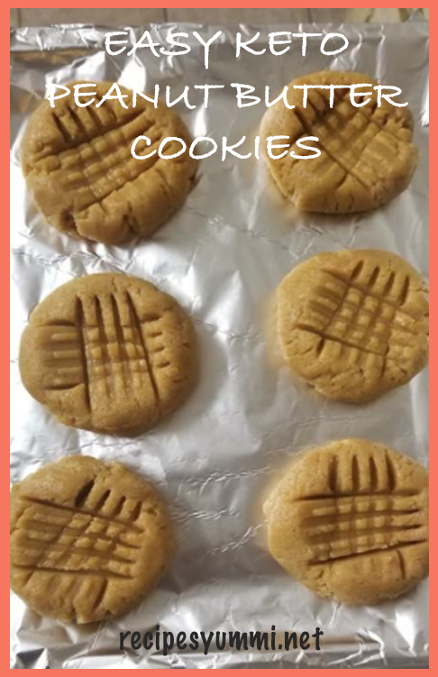 Easy Keto Peanut Butter Cookies