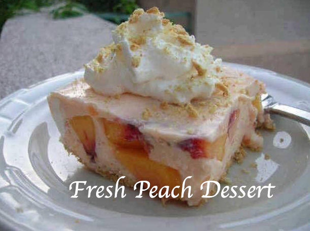 Fresh Peach Dessert