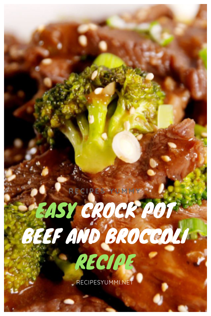 Easy Crock Pot Beef And Broccoli Recipe