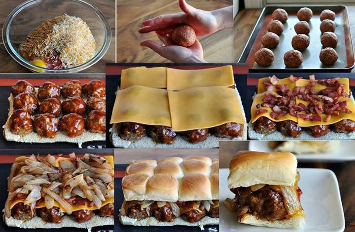 bbq meatball sliders