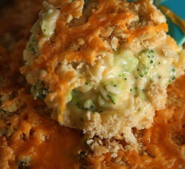 cheesy broccoli and rice casserole