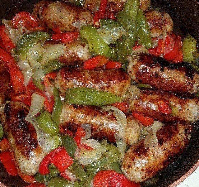 sausage peppers and onions