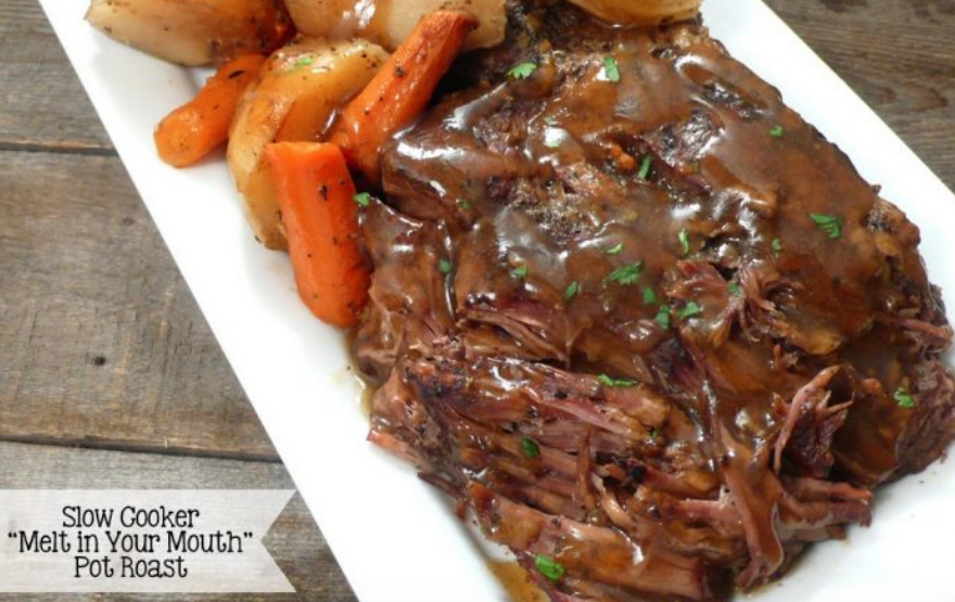 slow cooker "melt in your month" pot roast