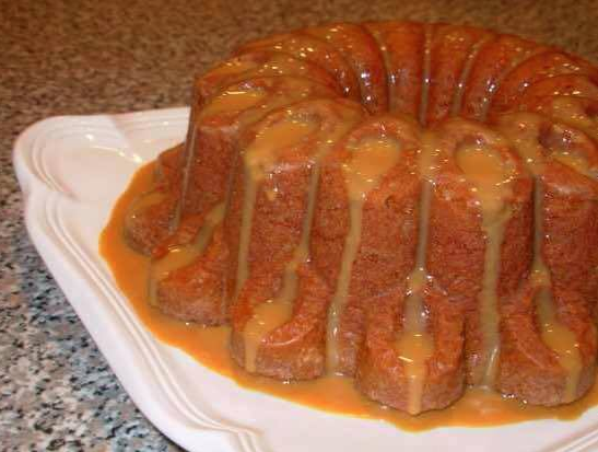 triple caramel cake