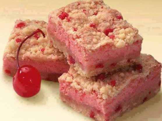 cherries jubilee cheesecake bars