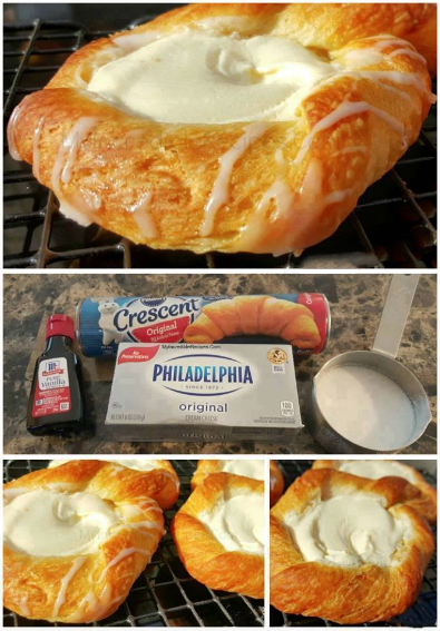 Crescent Cheese Danishes