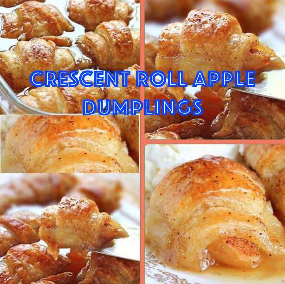 Crescent Roll Apple Dumplings