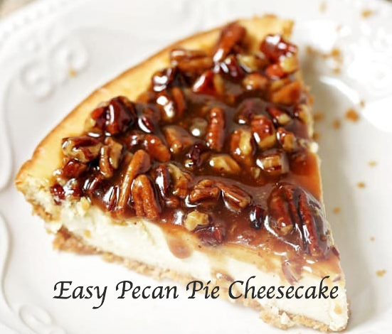 Easy Pecan Pie Cheesecake