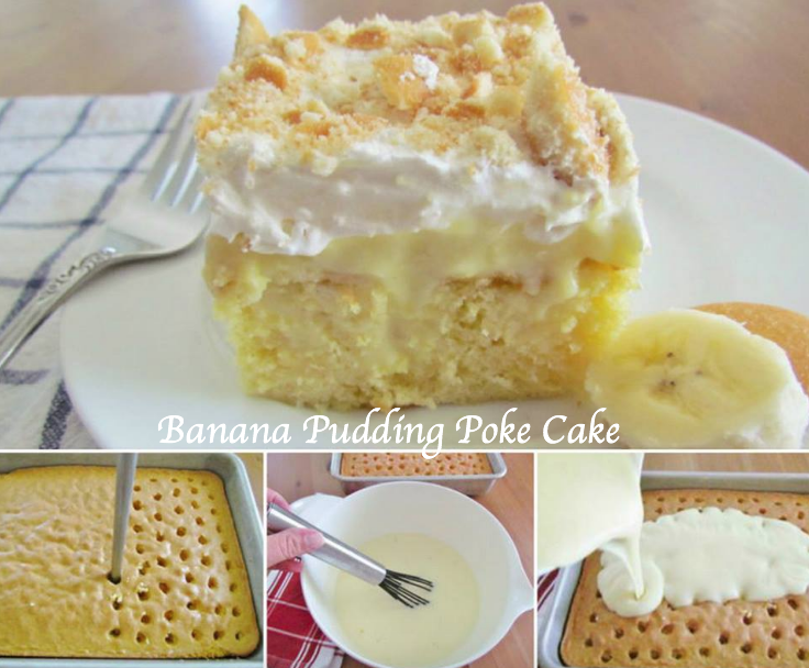 How To Make Banana Pudding Poke Cake