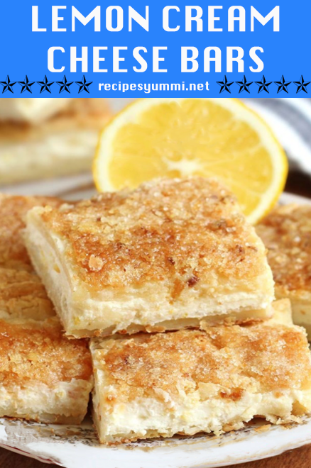 Lemon Cream Cheese Bars