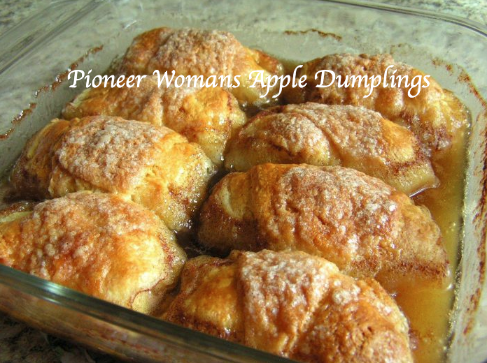 Pioneer Womans Apple Dumplings