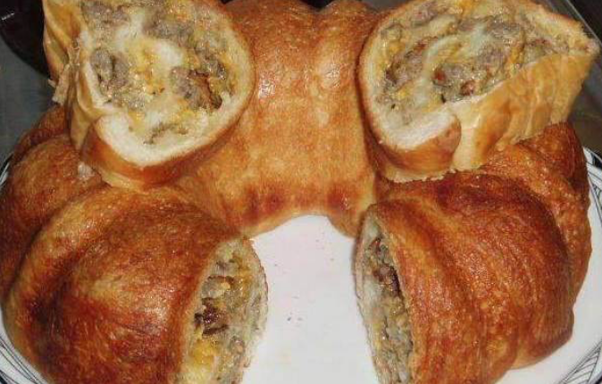 Sausage & Cheese Stuffed Bread