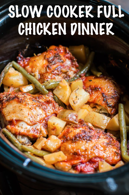 Slow Cooker Full Chicken Dinner