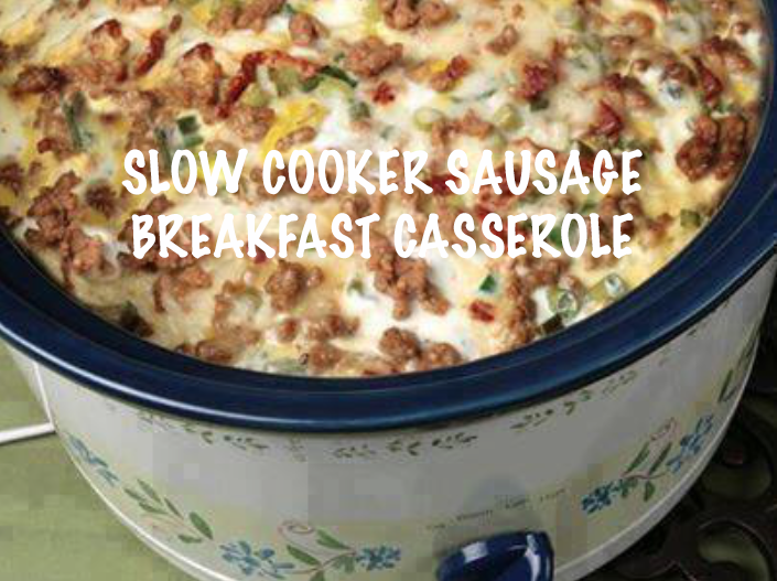 Slow Cooker Sausage Breakfast CasseroleF