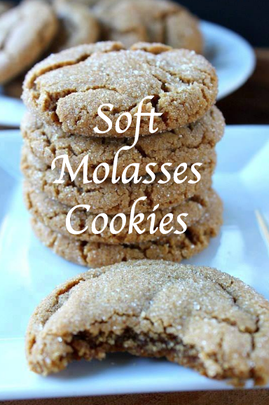 Soft Molasses Cookies