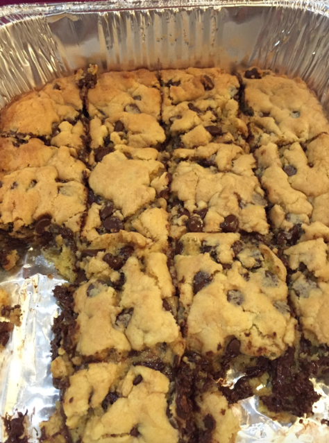 Lazy Chocolate Chip Cookie Bars