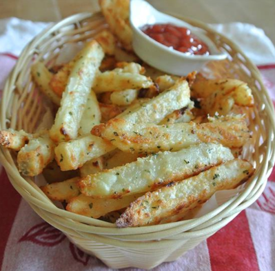 Baked Garlic Parmesan Fries