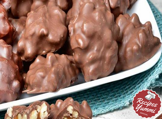 Chocolate Pecan Turtle Clusters