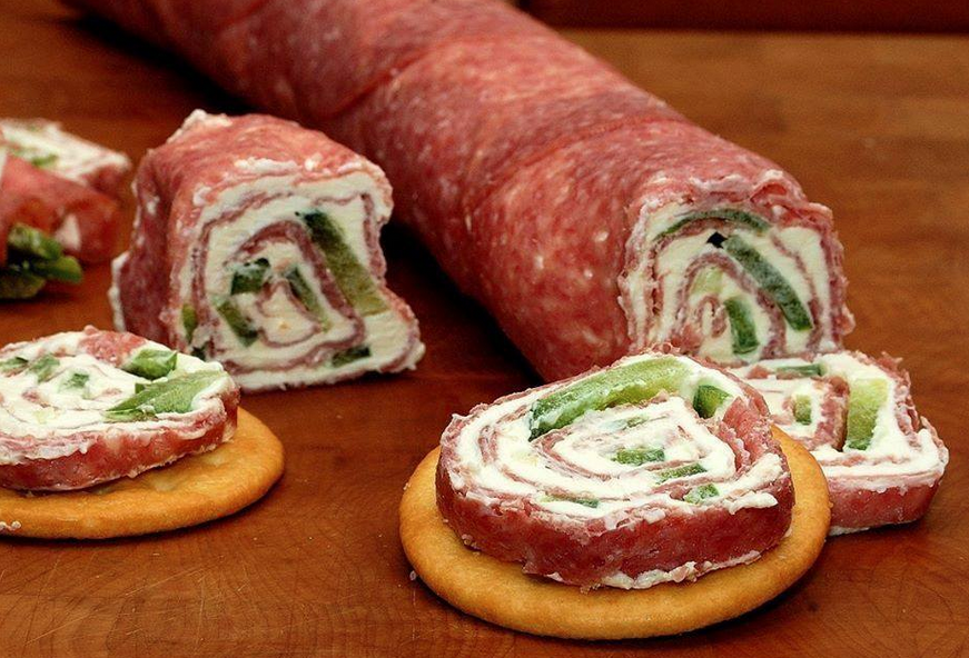 Salami & Cream Cheese Roll-Ups